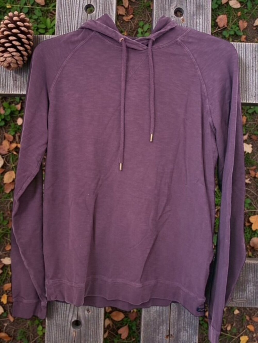 Good Man Brand Men's XL Maroon Hooded Long Sleeve Cotton